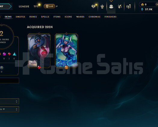 EUW Unranked | 3 Kostüm - 37K Mö | LoL Hesap