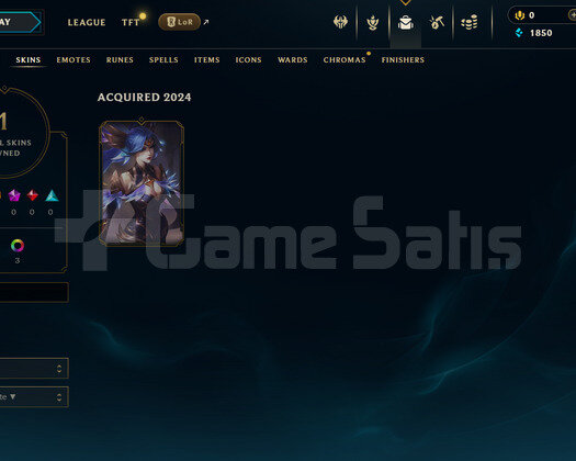 TR Unranked | 1 Kostüm - 24 Hero | LoL Hesap
