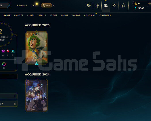 TR Unranked | 2 Kostüm - 30 Hero | LoL Hesap