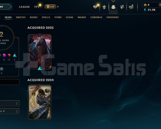 TR Unranked | 2 Kostüm - 21K Mö | LoL Hesap