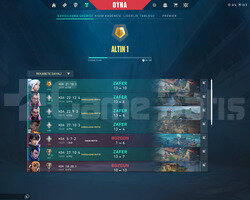 Gold 1 I Yüksek MMR I 120 RP