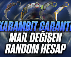 KESİN TR SUNUCU/KARAMBİT GARANTİLİ MAİL DEĞİŞEN