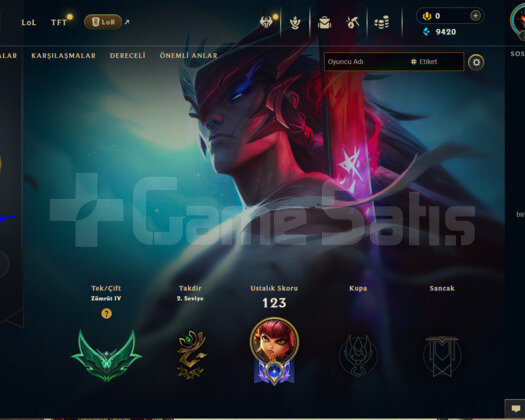 TR ZÜMRÜT 4 +60 WR TEMİZ HESAP