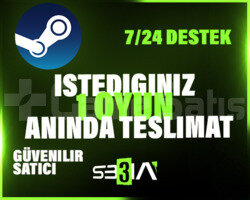 İSTEDİĞİNİZ 1 OYUN + SINIRSIZ GARANTİ + HIZLI