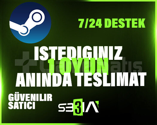 İSTEDİĞİNİZ 1 OYUN + SINIRSIZ GARANTİ + HIZLI