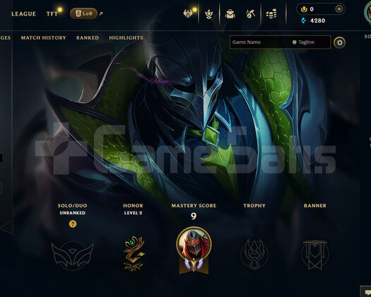 EUW Unranked | 1 Kostüm - 24 Hero | LoL Hesap