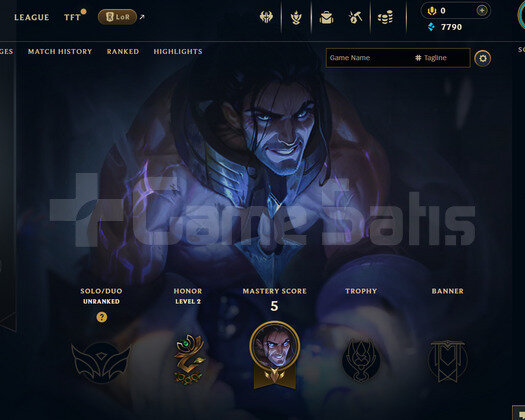 EUW Unranked | 27 Hero - 7K Mö | LoL Hesap