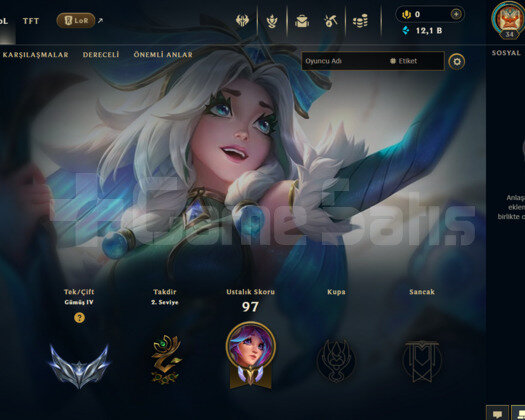 EUW SİLVER 4 / 2 KOSTÜM / 12K MÖ