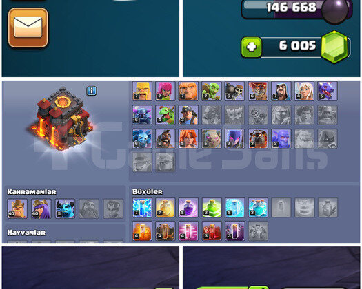 CLASH TH 10 MAX | 300 SEVİYE