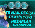 TR- MAİL DEĞİŞEN - PLAT 1-2-3 - DÜŞÜK MMR!