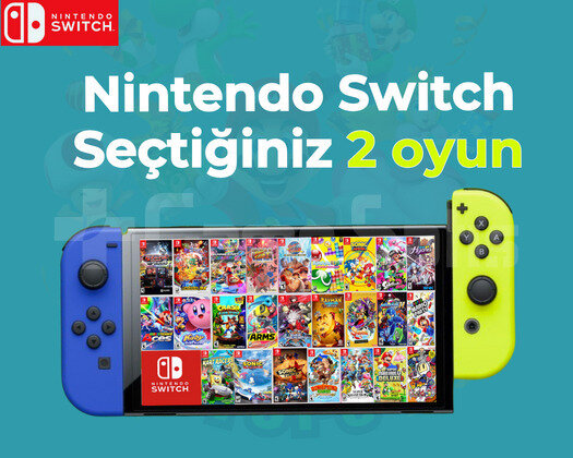 Nintendo Switch İstediğin 2 Oyun