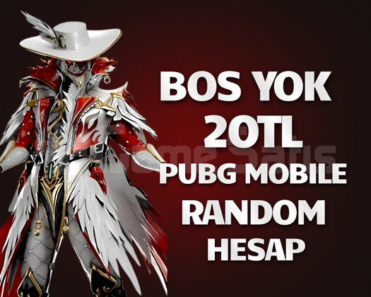 BOS YOK | 20TL PUBG MOBİLE RANDOM HESAP