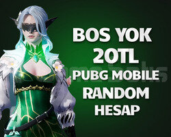 BOS YOK | 20TL PUBG MOBİLE RANDOM HESAP