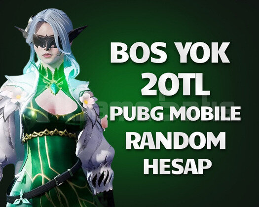 BOS YOK | 20TL PUBG MOBİLE RANDOM HESAP