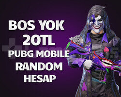 BOS YOK | 20TL PUBG MOBİLE RANDOM HESAP