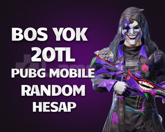 BOS YOK | 20TL PUBG MOBİLE RANDOM HESAP