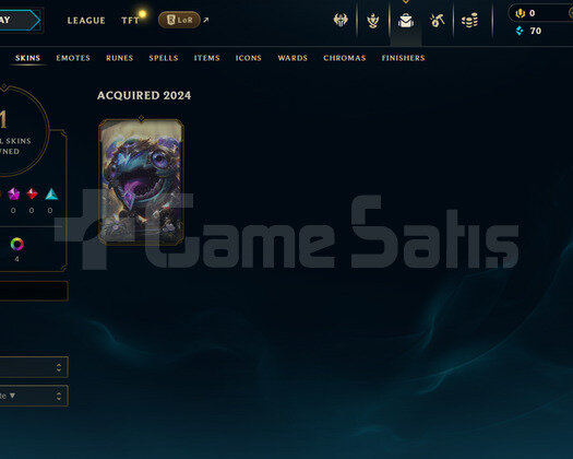 TR Unranked | 1 Kostüm - 24 Hero | LoL Hesap