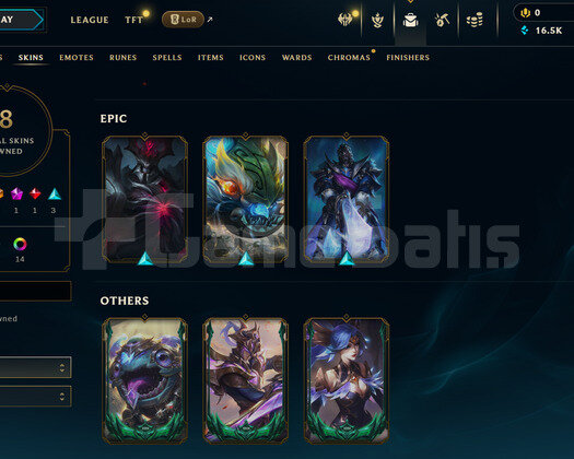 TR Geçen Sezon Zümrüt | 8 Kostüm - 16K Mö | LoL