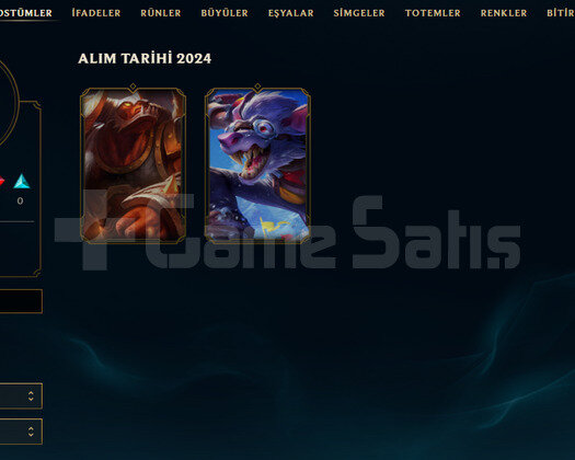 TR Unranked | 2 Kostüm - 27 Hero | LoL Hesap