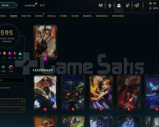 427 LEVEL / 595 SKIN / 169 HERO / +MAIL