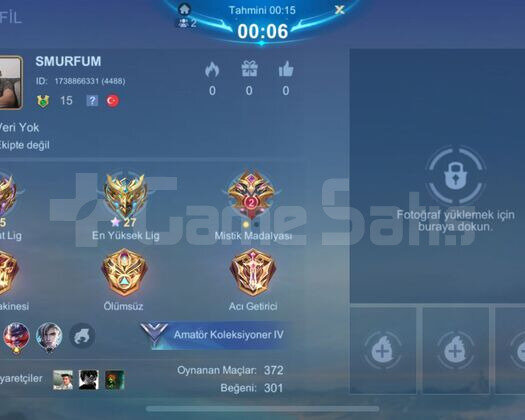 SMURF HESAPTIR ONDAN UCUZA BIRAKIYORUM /ELO/BOOST/