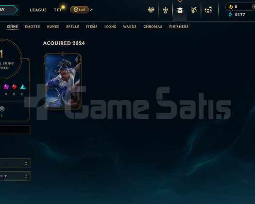 TR Unranked | 1 Kostüm - 25 Hero | LoL Hesap