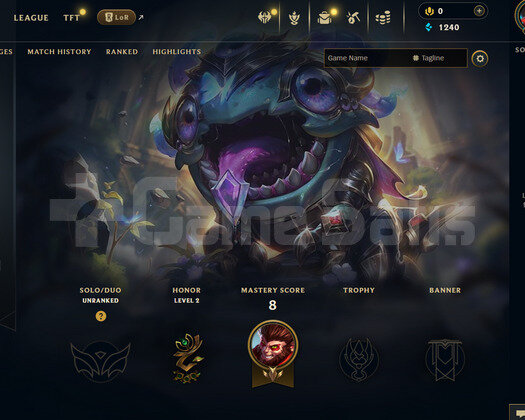 TR Unranked | 1 Kostüm - 26 Hero | LoL Hesap