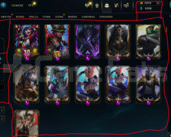 458 LEVEL / 349 SKIN / FULL HERO / +MAIL