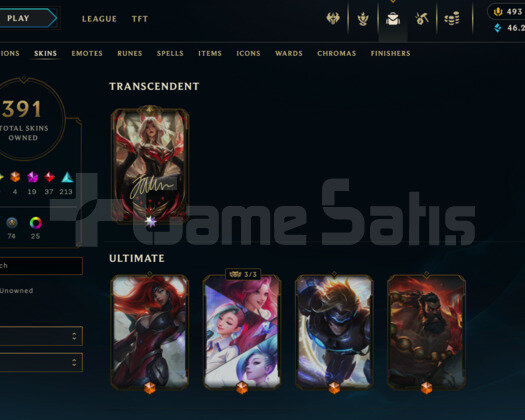 140 LEVEL / 391 SKIN / FULL HERO / +MAIL /+TELEFON