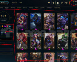 140 LEVEL / 391 SKIN / FULL HERO / +MAIL /+TELEFON