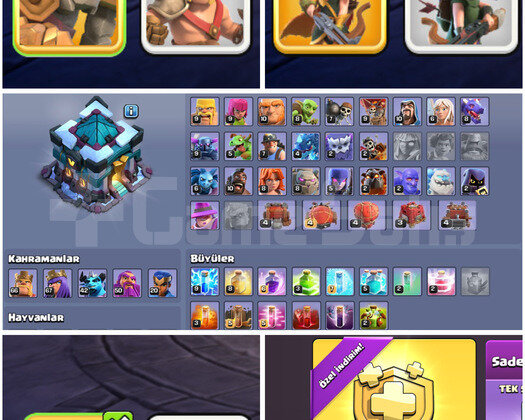 CLASH TH 13 MAX | 168 SEVİYE