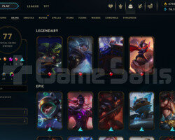 TR / 2700 RP / 137 LEVEL / 77 SKIN / +EMAIL
