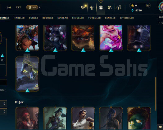 TR / 66 LEVEL / 23 SKİN / 54 HERO +MAİL+TELEFON