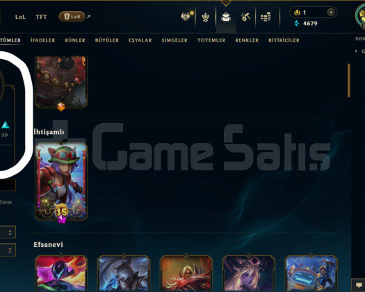TR / 218 LEVEL / 67 SKİN / 129 HERO +MAİL