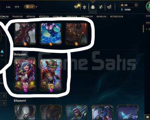 TR / 346 LEVEL / 133 SKİN / 95 HERO +MAİL