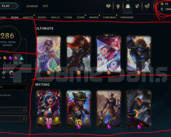 558 LEVEL / 286 SKIN / FULL HERO / +MAIL /+TELEFON