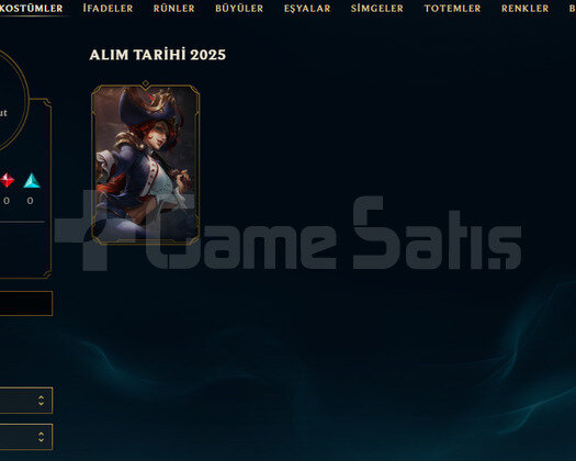 TR Unranked | 1 Kostüm - 25 Hero | LoL Hesap