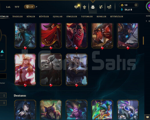 761 LEVEL / 120 SKİN / 127 HERO +MAİL +TELEFON