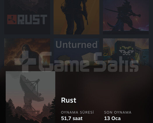 Rust+ 30 oyun kişisel mail telefon degişir