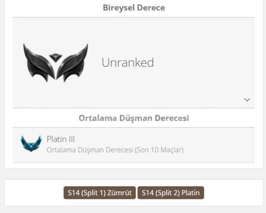 GEÇEN SEZON ZÜMRÜT / DERECELİ HAZIR / TR