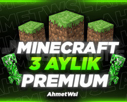 3 Aylık Minecraft Premium Garanti + Destek
