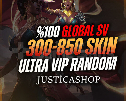 100GLOBAL SERVER  300-850 SKİN  R-VIP RANDOM