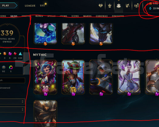 468 LEVEL / 339 SKIN / FULL HERO / +MAIL /+TELEFON
