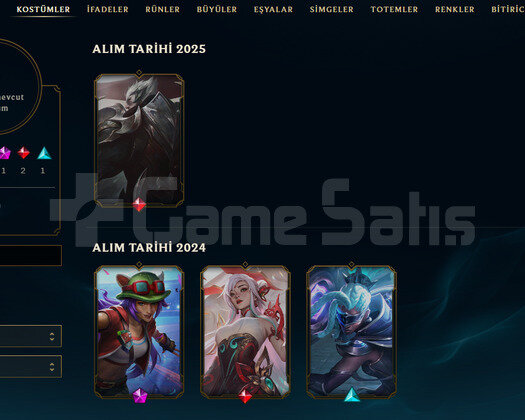 EUW Unranked | 4 Kostüm - 27 Hero | LoL Hesap