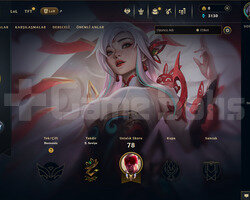 EUW Unranked | 4 Kostüm - 27 Hero | LoL Hesap