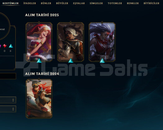 DERECELİ HAZIR / GEÇEN SEZON GOLD / TR