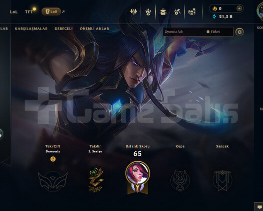 EUW Unranked | 1 Kostüm - 26 Hero | LoL Hesap