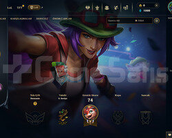 EUW Unranked | 4 Kostüm - 30 Hero | LoL Hesap