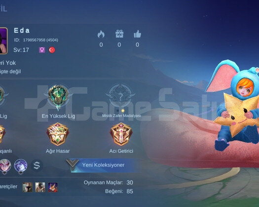 Mlbb Temiz ADC Oranlı Epik Fresh Hesap