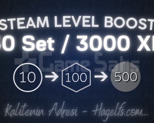 30 SET / 3000 XP - STEAM LEVEL BOOST